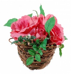 Растение в горшке (17 см) Розовые розы 56000100 Home Religion