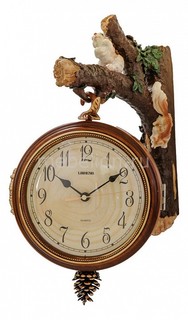 Настенные часы (29.5х42 см) Двусторонние 8119 Петроторг