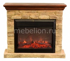 Электрокамин напольный (113х34х97 см) Halton Castle 00000003814 Real Flame