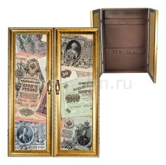 Ключница (32х46 см) Старинные банкноты 311-16 Акита