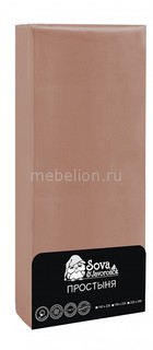 Простыня (145х220 см) Premium Сова и Жаворонок