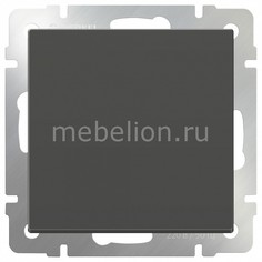Выключатель перекрестной одноклавишный без рамки Серо-коричневый WL07-SW-1G-C Werkel