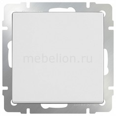 Выключатель проходной одноклавишный без рамки Белый WL01-SW-1G-2W Werkel