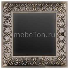 Выключатель проходной одноклавишный Antik (Черный матовый) WL08-SW-1G-2W-LED+WL08-SW-1G-2W Werkel