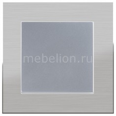 Выключатель перекрестной одноклавишный без рамки Aluminium(Серебряный) WL06-SW-1G-2W+WL06-SW-1G-C Werkel