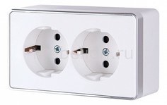 Розетка двойная с заземлением a036767 Werkel