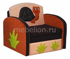 Диван-кровать Мася-8 Черепаха 8151127 бежевый/коричневый Олимп мебель