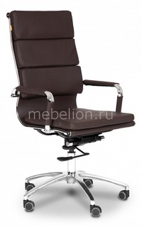 Кресло компьютерное Chairman 750 коричневый/хром