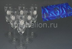 Набор бокалов для шампанского 307-024 Cristalleria Acampora
