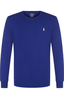 Хлопковый лонгслив с круглым вырезом Polo Ralph Lauren