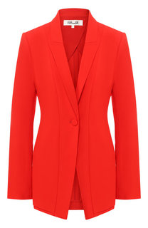 Приталенный жакет из вискозы Diane Von Furstenberg