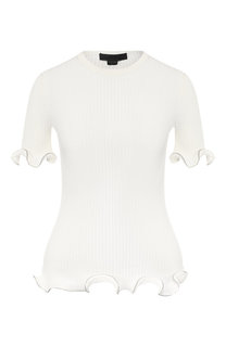 Хлопковая футболка с круглым вырезом Alexander Wang