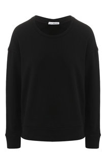 Хлопковый пуловер с круглым вырезом James Perse