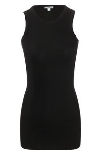 Хлопковый топ с круглым вырезом James Perse