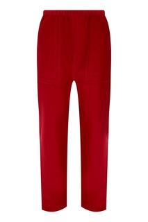 Красные хлопковые брюки Jieda