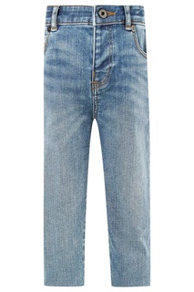 Голубые джинсы Burberry Kids