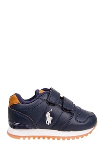 Синие кроссовки на липучках Polo Ralph Lauren Kids