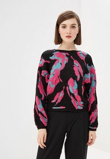 Пуловер LOST INK FLORAL INTARSIA V BACK JUMPER