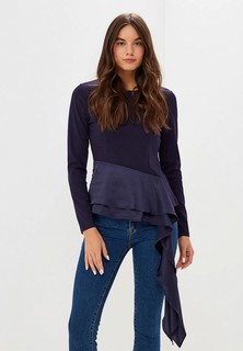 Лонгслив Lost Ink SATIN MIX LONG SLEEVE TOP