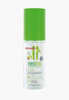 Дезодорант Neobio спрей 24 часа с био-оливой и бамбуком, 100 мл