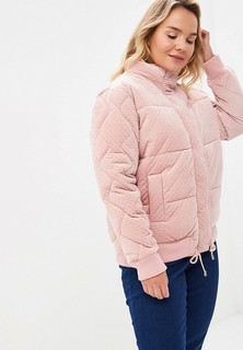 Куртка утепленная LOST INK PLUS PADDED COAT IN TEXTURED VELVET