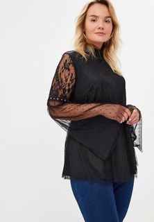 Блуза LOST INK PLUS PREMIUM COCKTAIL TOP WITH LACE SLEEVE