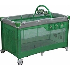 Манеж кровать Mille DELUXE 60 х120( green) 2 уровня,сумка G120DLX
