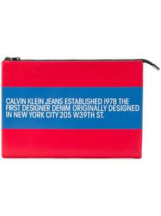 полосатый клатч Calvin Klein Jeans Est. 1978