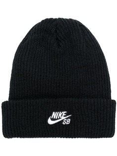embroidered logo beanie Nike