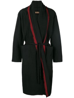 пальто с запахом с поясом Uma Wang