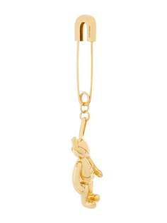 teddy safety pin earring Ambush