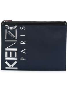 квадратный клатч с принтом логотипа Kenzo