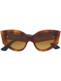 солнцезащитные очки в массивной оправе "кошачий глаз" Gucci Eyewear