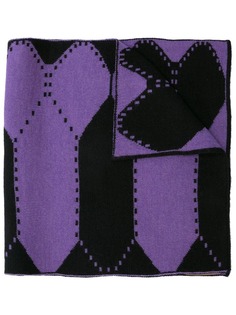 striped knitted scarf Oloapitreps