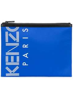 клатч на молнии с логотипом Kenzo