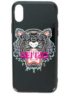 чехол для iPhone X с изображением тигра Kenzo