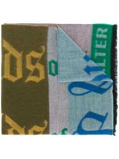 patchwork style scarf Walter Van Beirendonck