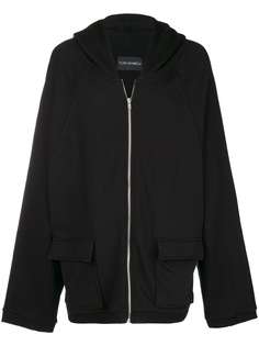 толстовка на молнии с капюшоном и графическим принтом Yuiki Shimoji