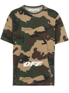 футболка с камуфляжным принтом Off-White