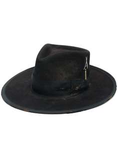 шляпа с широкими полями и лентой Nick Fouquet