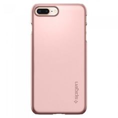 Чехол (клип-кейс) Spigen Thin Fit, для Apple iPhone 7 Plus/8 Plus, розовое золото [055cs22237] Noname