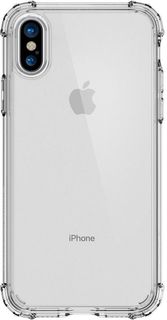 Чехол (флип-кейс) Spigen Crystal Shell, для Apple iPhone X, прозрачный [057cs22141] Noname