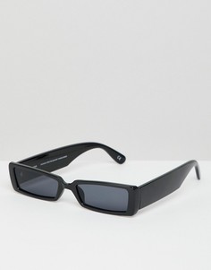 Прямоугольные солнцезащитные очки ASOS DESIGN - Черный