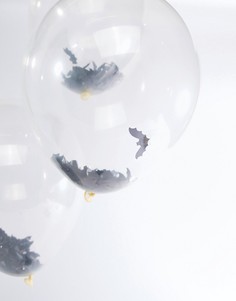 Воздушные шары с конфетти в виде летучих мышей Ginger Ray - Мульти
