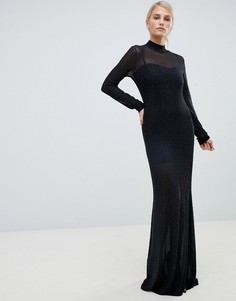 Декорированное платье макси Forever Unique - Черный