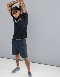 Шорты с логотипом на поясе Calvin Klein Performance - Черный