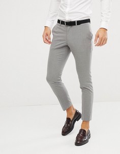 Светло-серые брюки скинни Burton Menswear - Серый