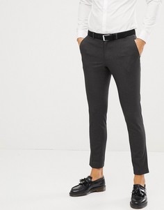 Темно-серые брюки скинни Burton Menswear - Серый