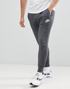 Черные меланжевые джоггеры Nike Heritage 928441-010 - Черный