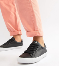 Кроссовки для широкой стопы со шнуровкой ASOS DESIGN Dustin - Черный